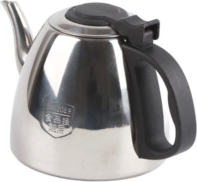 Roestvrijstalen Waterkoker - Theepot Inductie - Snel Water Koken - Platte Bodem - 1.2 Liter - Zilver