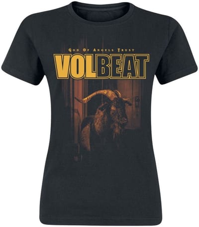 Volbeat T-shirt - God Of Angels Trust - L tot 3XL - voor Vrouwen - zwart