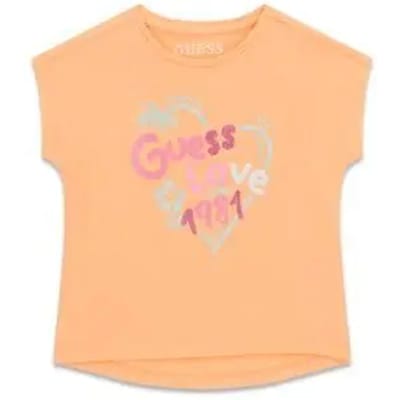 T-shirt voor babymeisjes Guess High Low
