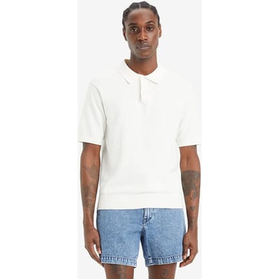 Levi's Sweater Polo Shirt White Größe: XL | Poloshirts Outlet | Herren | Weiß