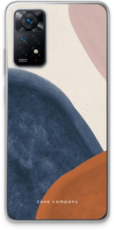 Case Company® - Hoesje geschikt voor Xiaomi Redmi Note 11 Pro hoesje - Geo #1 - Soft Cover Telefoonhoesje - Bescherming aan alle Kanten en Schermrand