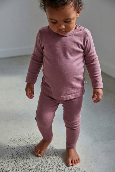 Wollen baby- kindertrui - Merinowol - Grape Shake 116