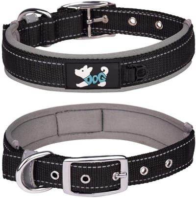 Allecto - Comfortabele hondenhalsband - Reflecterende halsband