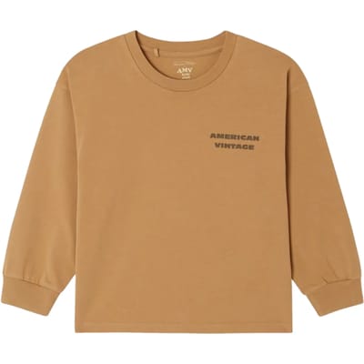 Kinder T-shirt met lange mouwen met print American Vintage Fizvalley