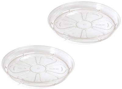 Onderschotel Coubi 26cm TRANSPARANT Prosperplast / 2 STUKS ! /