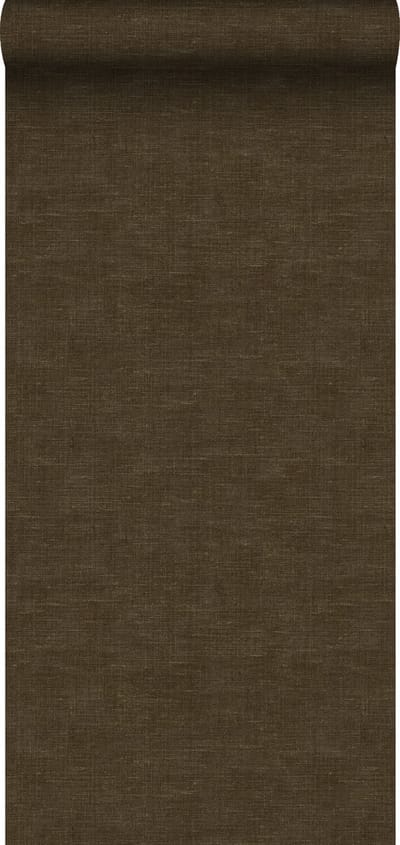 Origin Wallcoverings behang linnenstructuur bruin - 347864 - 0.53 x 10.05 m