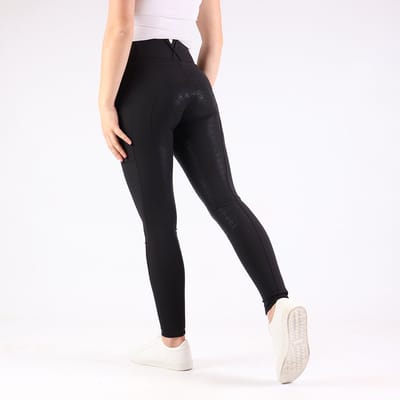 Rebel Rijbroek High Waist Full Grip Zwart - 30