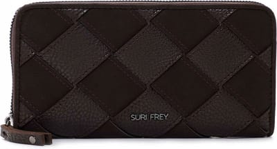 SURI FREY Portemonnee Nandy Zip Around Wallet Brown Bruine