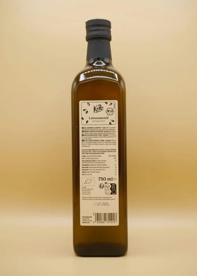 KoRo | Bio lijnzaadolie 12 x 0,75 L