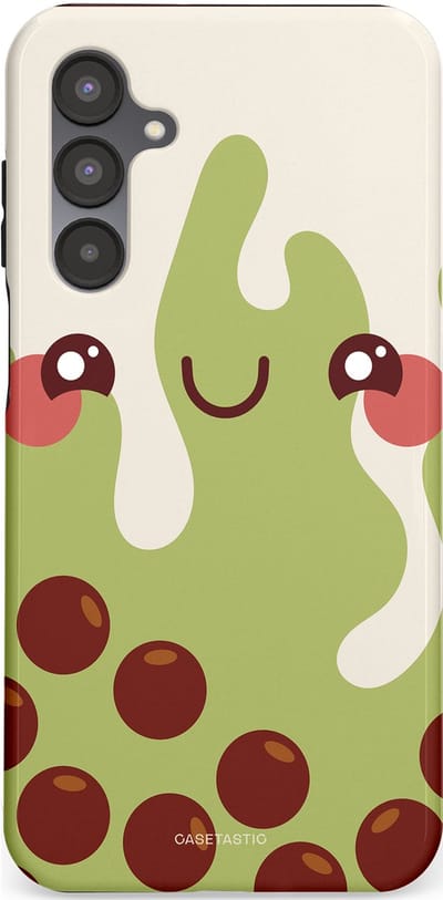 Casetastic Hoesje Geschikt voor Samsung A16 - Stijlvolle Beschermende Duo-layer Case - Smeltende pistache bolletjes