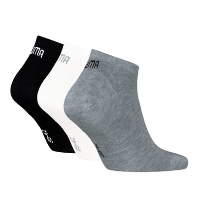 Sneakersokken met labeldetails in een set van 3 paar