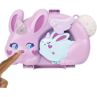 Polly Pocket 2-in-1 Konijntjesplezier - Tasje met compacte speelset