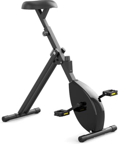 Worktrainer - Deskbike Large - Lichaamslengte 185 - 215 cm - Hometrainer - Bureaufiets - Zwart / Zwart