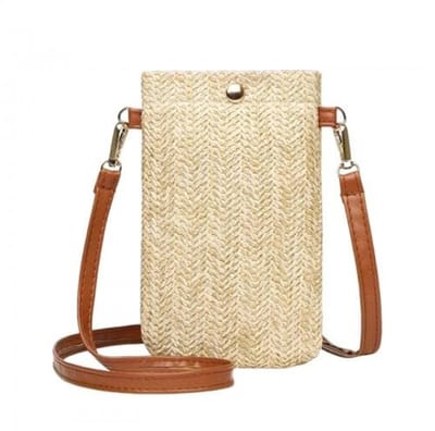 Dailygoods- Crossbody Tas - Kleine Handtas - Dames Schoudertas - Boho Ontwerp - Mobiele Telefoontas - Zacht Huidvriendelijk Materiaal