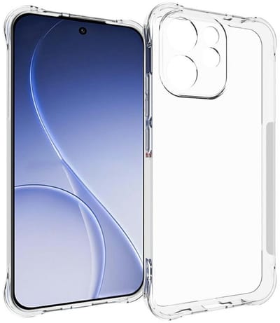 Coverup Hoesje - Geschikt voor OPPO Reno15 F Hoesje - Coverup TPU Back Cover met AirBag Corners - Transparant