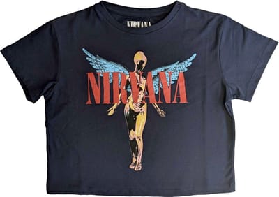 Nirvana - Angelic Crop top - S - Blauw