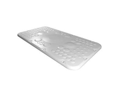 Rittal AX 2566.300 2566300 Flensplaten (l x b) 221 mm x 401 mm Kunststof Grijs 1 stuk(s)
