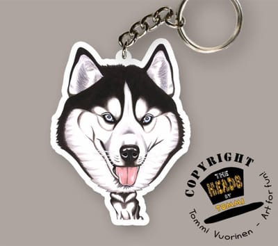 Sleutelhanger Hond Siberisch Husky