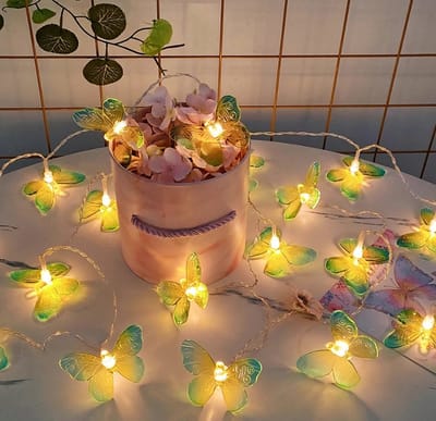 Vlinder LED Slinger – Batterij & USB – Decoratieve Verlichting voor Woonkamer, Slaapkamer & Kinderkamer – Cadeau voor Haar & Hem – Kerst, Verjaardag, Vrouwendag