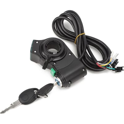 Rood Scherm Duimslot en Cruising Elektrische Scooters Gashendel Grip Accessoires Zwart black