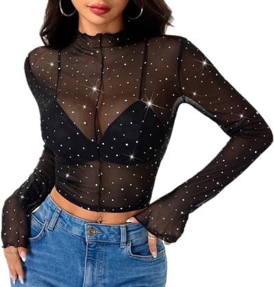 Dailygoods- Damestop met grote bloemenborduurwerk - Lange Mouwen - Casual Top - Effen - Comfortabel - Ideaal voor Streetwear - Shirt