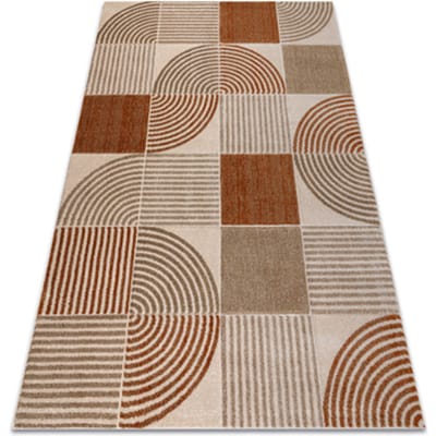 Kleden Rugsx ARCANA 2160 vloerkleed crème / oranje, geometrisc 80x150 cm