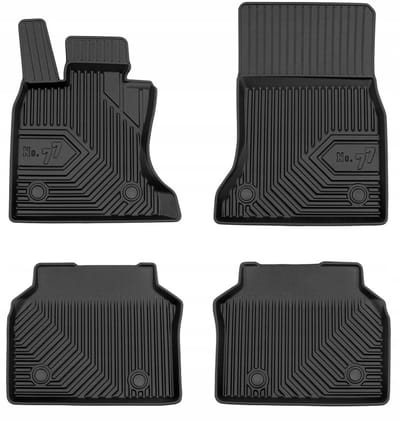 Frogum No.77 Geschikt voor BMW 5 Serie F07 GT (2009-2017) - Automatten Set - TPE Rubber - 4 cm Hoge Rand - Geurloos - Niet voor xDrive