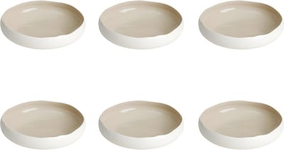 Medard de Noblat - Oslo Linen - Soepbord 20 cm - 6 delig - Stoneware
