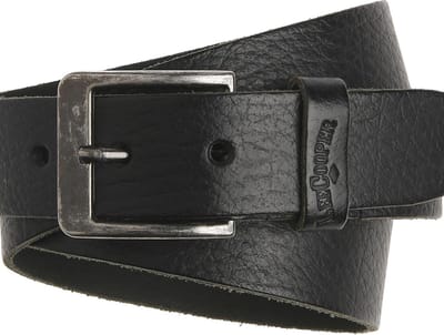 Lee Cooper Lederen Riem 40065 - BLACK - L115
