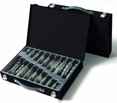 Metaalborenkoffer DIN338 HSS-G Geslepen 170-delig 1-10mm x0.5mm