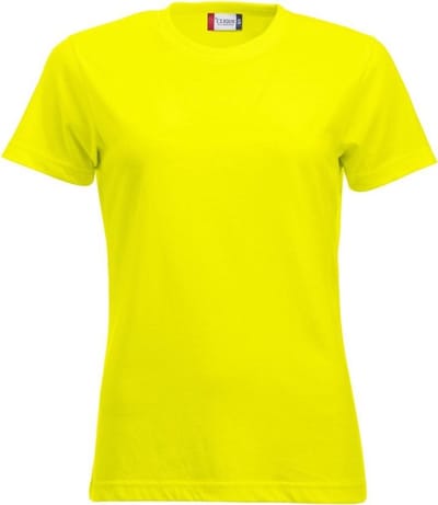Clique New Classic-T Women 029361 - Signaal-geel - XS