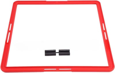 Snelheid Ring Set - Agility Ringen Voetbal - Atletische Training Verbeteren - Veelzijdig Trainingshulpmiddel - 42.5 cm Ring - Rood