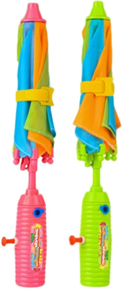 Waterspuit Kinderen Speelgoed - Waterkanon Buiten - Zomerspeelgoed - Parapluvorm - 32 x 5 x 5 cm - Roze