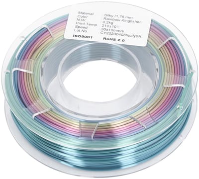 Dailygoods- PLA-filament Zijdegradiëntkleuren - 1,75 mm - FDM 3D-printers - Levendige 3D-prints - Consistente diameter - Duurzaam materiaal - 3D-printer Filament
