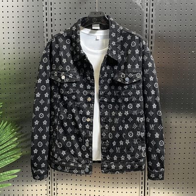 Jas Heren Lente en Herfst Trend Jas Koreaanse Versie Trendy Nieuwe Top L black
