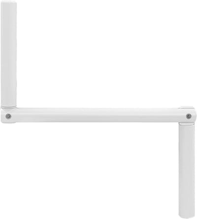 Crank Handle - Roller Shutter Crank - Manual Shutter Operation - Galvanized Steel and Aluminium - 410 mm Length - White