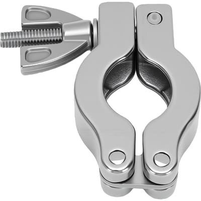 4 Stuks KF16 Vacuümklem met Centreerring en FKM O-ring 304 Roestvrij Staal Vleugelmoer Scharnierklem