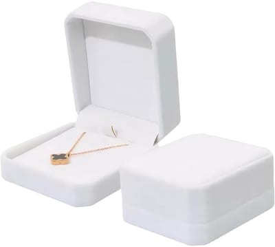 Ringendoos, voor verlovingsringen, ringdoos, 70 x 85 x 39 mm, fluwelen oorbellen, opbergdoos, voor voorstel, verloving, vierkant