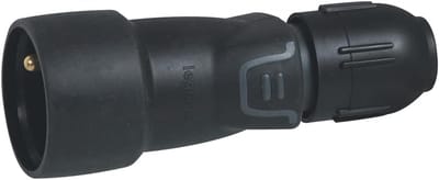 Prolongateur 2P+T - 16 A, zwart