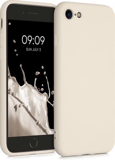kwmobile telefoonhoesje geschikt voor Apple iPhone SE (2022) / iPhone SE (2020) / iPhone 8 / iPhone 7 - Hoesje voor smartphone - Back cover in maanglans
