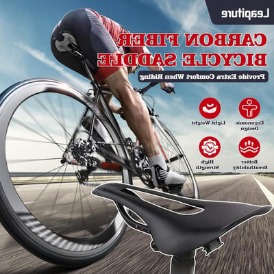 Ergonomische en Ademende Fietszadel van Volledig Carbon Fiber voor Comfortabele Mountain- en Racefietsen