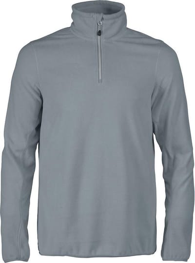 Printer RED FLEECE 1/2 ZIP RAILWALK 2261512 - metaalgrijs - S