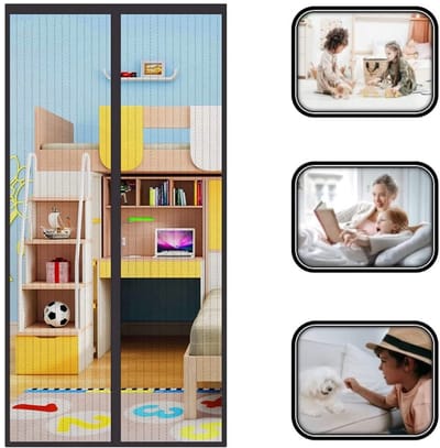Dailygoods- Vliegengaas Magnetisch - Vliegendeur zonder boren - Muggenbescherming - Horgaas voor balkondeur - 100 x 220 cm - Eenvoudige installatie - Hordeur