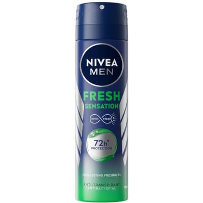 NIVEA MEN Fresh Sensation Anti-transpirant Spray - Deodorant - 72u bescherming - Alcoholvrij - 150ml