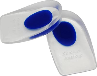 2x Hielspoor Zooltjes - Hielbeschermers - Gelhak - Heren/Dames - Blauw - van Jumada