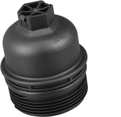 Dailygoods- Oliefilterbehuizing Hoogwaardige Vervanging - Oliefilterdeksel - Kunststof - Zwart - 65 mm Buitendiameter - 77x88 mm Afmetingen - Oliefilter