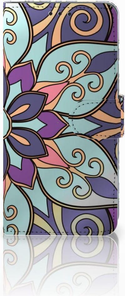 Huawei P30 Pro Hoesje Purple Flower