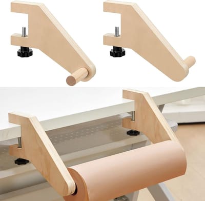 Cadeaupapier Dispenser Houten Easel - Tafelezel met Antislip - Ruimtebesparende Rolhouder voor Creatief Inpakken - ShopVlot