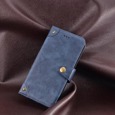 Voor Blackview BL7000 hoesje Metalen Gesp retro Lederen Achterkant Cover Voor Blackview BL7000 Telefoon Accessoires