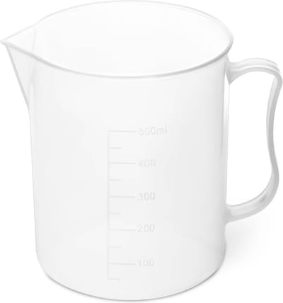 Maatbekers - 10 stuks - 500 ml - met tuit en handvat - Steinberg Systems